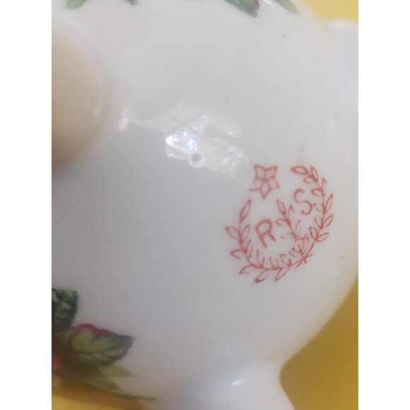 Vintage RS Prussia Footed Floral Porcelain Egg Trinket Jewelry Box RARE - Picture 7 of 10